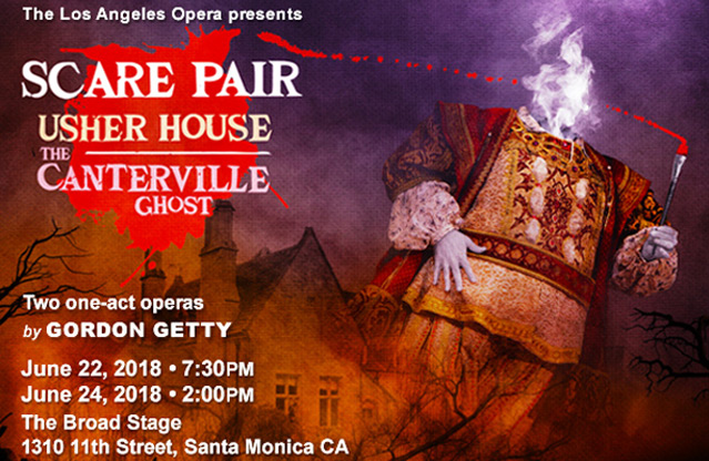 Scare Pair: Usher House & Canterville Ghost LA Opera image